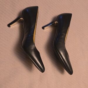 🚚 new Naturalizer Black Leather Pumps Natalie| 3" Heel | US 7.5 Wide